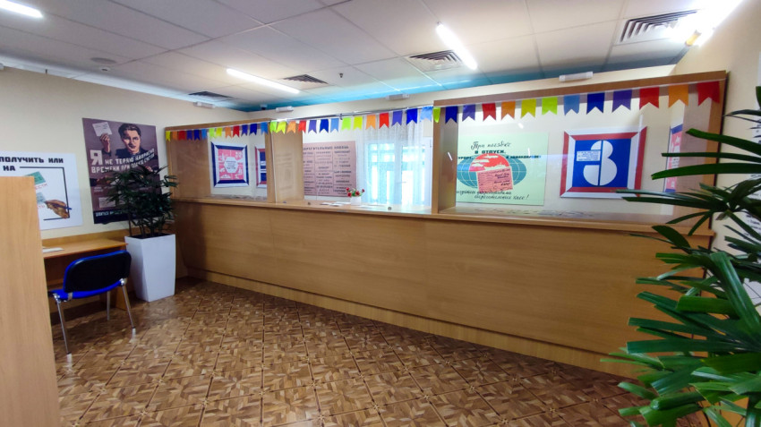 Реконструкция интерьера сберегательной кассы СССР в павильоне «Умные финансы»