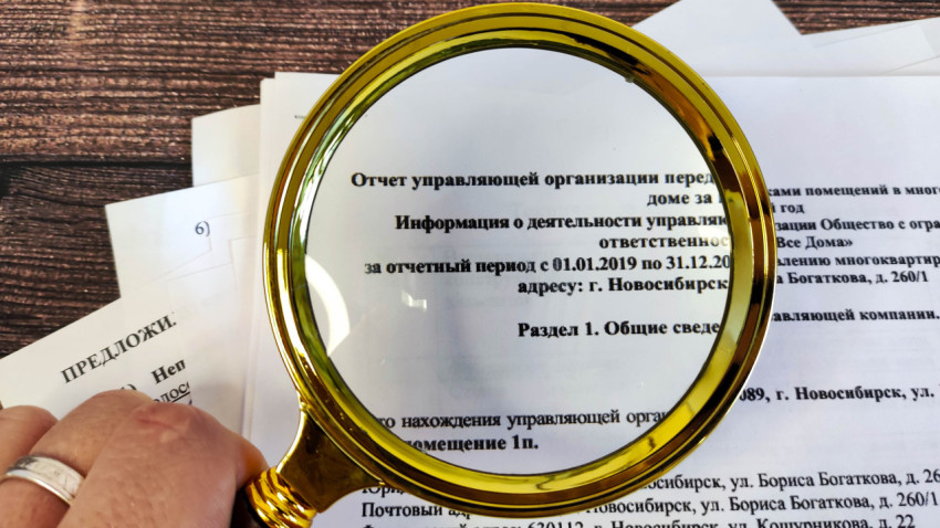 Отчет управляющей организации собственникам помещений в многоквартирном доме под лупой