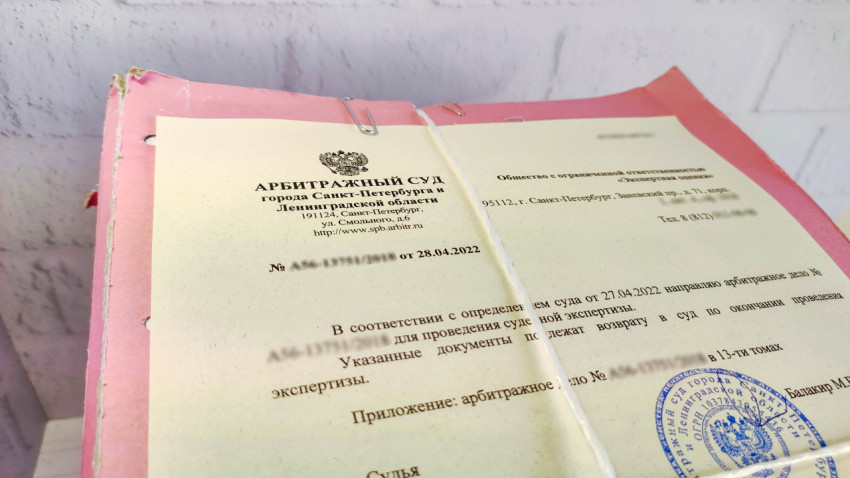 Судебное дело арбитражного суда Санкт-Петербурга
