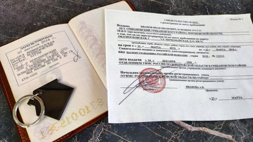 Регистрация по месту пребывания и паспорт с пропиской