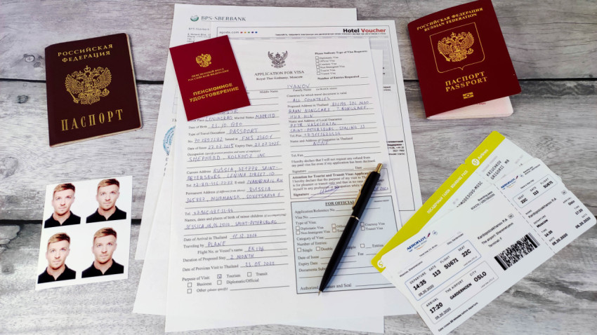 Документы для оформления визы в Таиланд пенсионеру