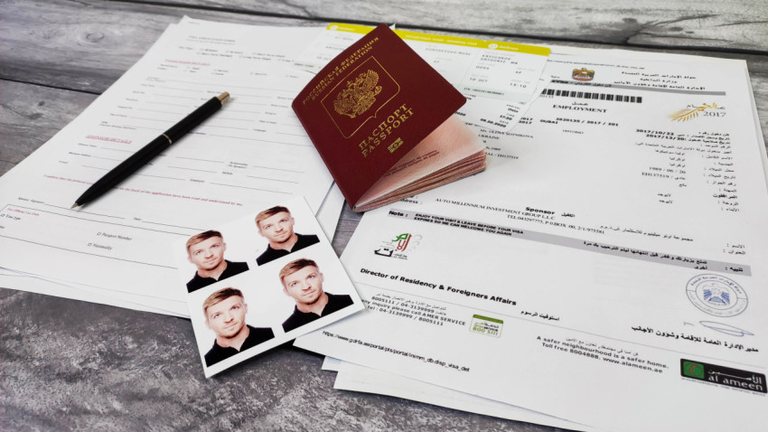 Комплект документов для получения рабочей визы в ОАЭ