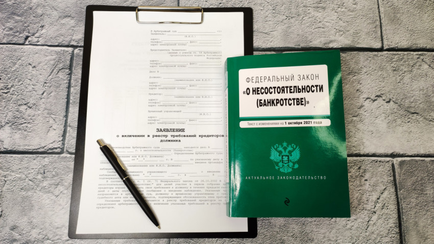 Заявление в суд и закон о банкротстве