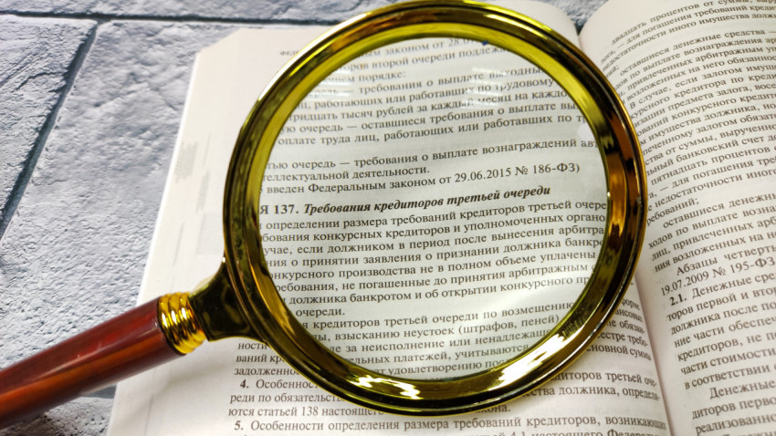 Текст статьи 137 о требованиях третьей очереди кредиторов под лупой