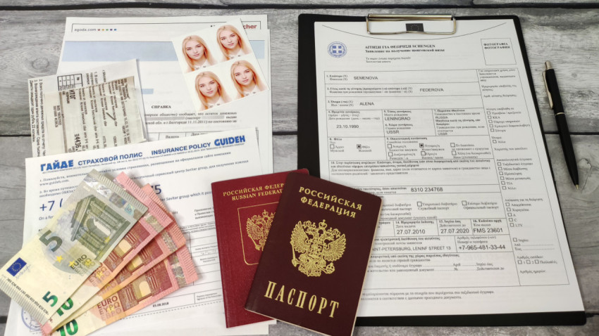 Комплект документов для подачи на шенгенскую визу Греции