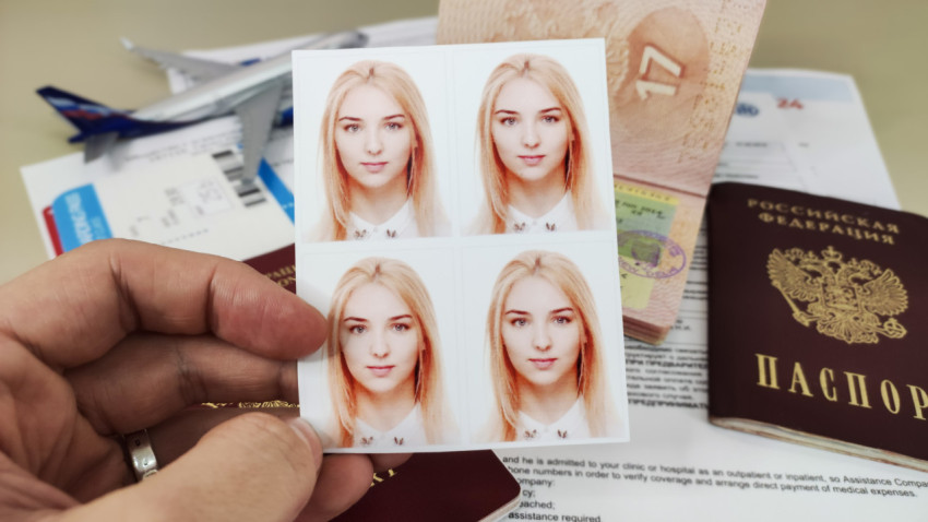 Фотографии на документы с комплектом для визового оформления