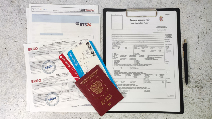 Комплект документов для получения визы в Сербию