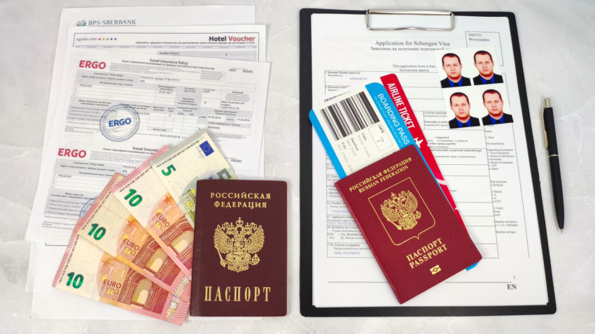 Документы и деньги для подачи на шенгенскую визу