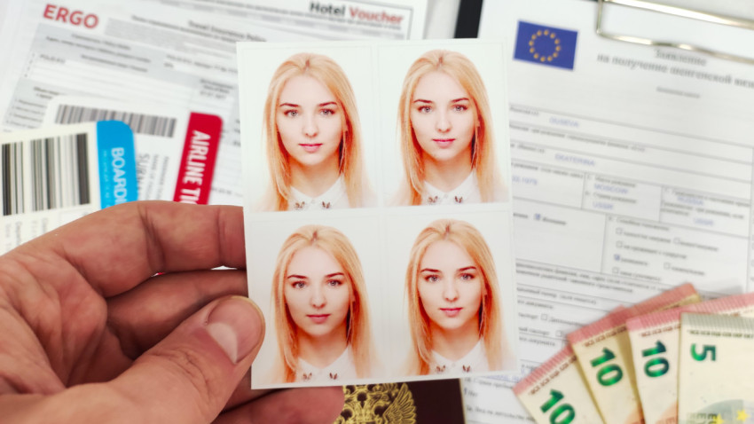 Фото на документы для визовой анкеты