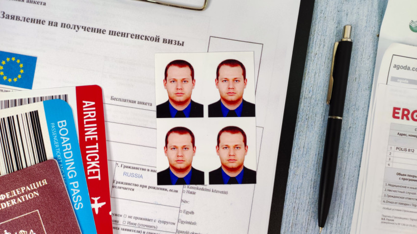 Документы и фото на заявление для получения шенгенской визы