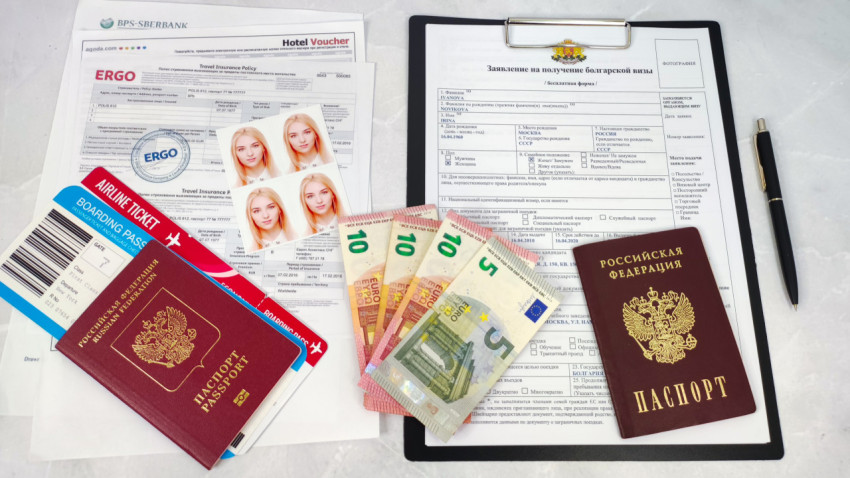 Документы для оформления визы в Болгарию с паспортами и евро