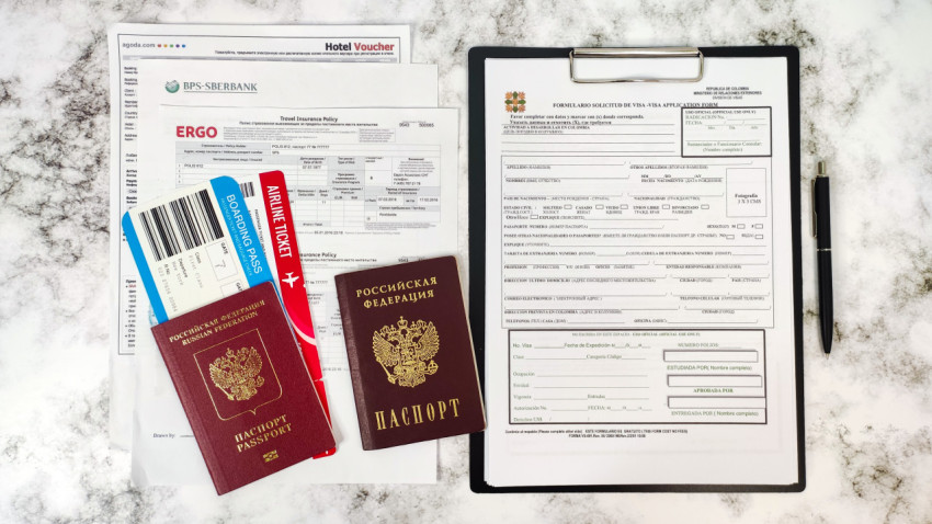 Пакет документов для подачи визы в Колумбию