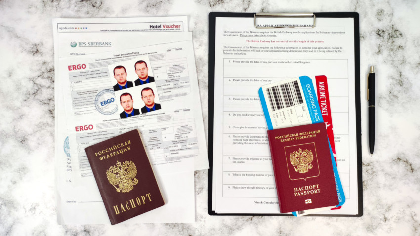 Документы для оформления визы и паспорта