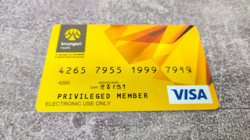 Банковская карта Krungsri Visa