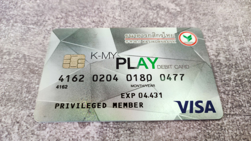 Банковская карта Kasikornbank K-My Play Visa