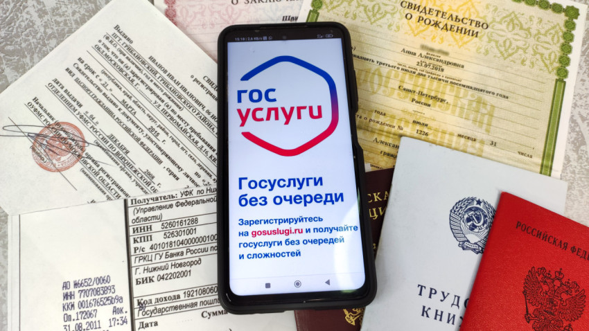 Смартфон с «Госуслуги» и комплект российских документов