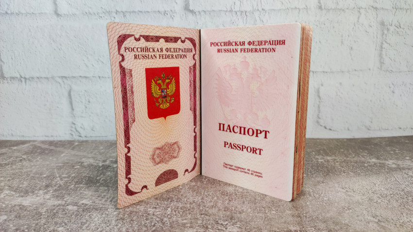 Внутренний разворот заграничного паспорта России