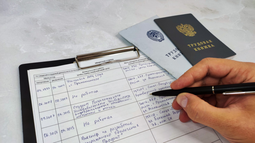 Заполнение анкеты на загранпаспорт: раздел о трудовой деятельности и книжки