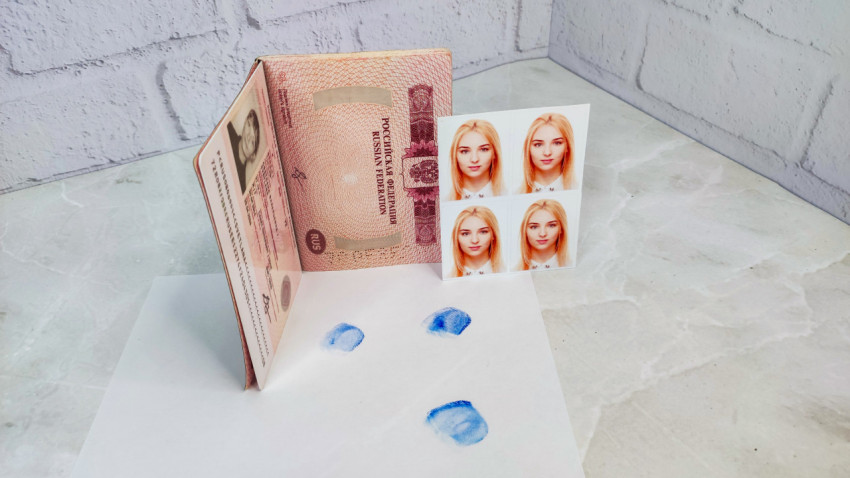 Загранпаспорт РФ, фото на документы и отпечатки пальцев