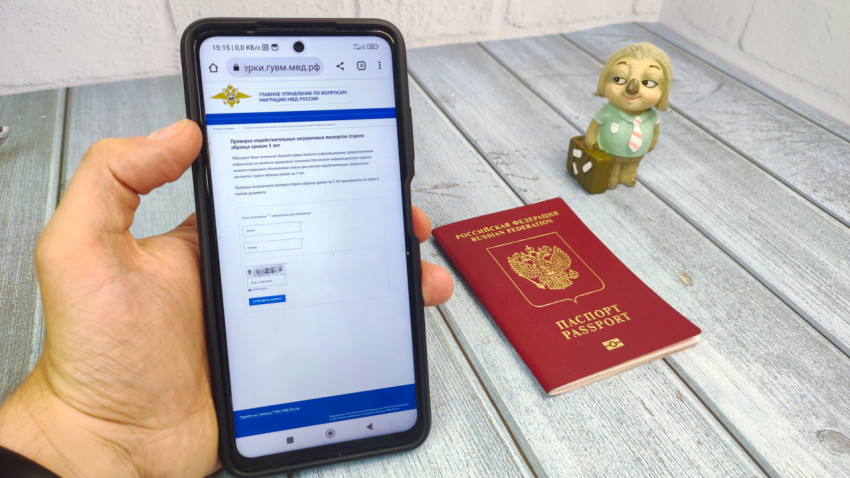Проверка паспорта через сайт ГУВМ МВД России
