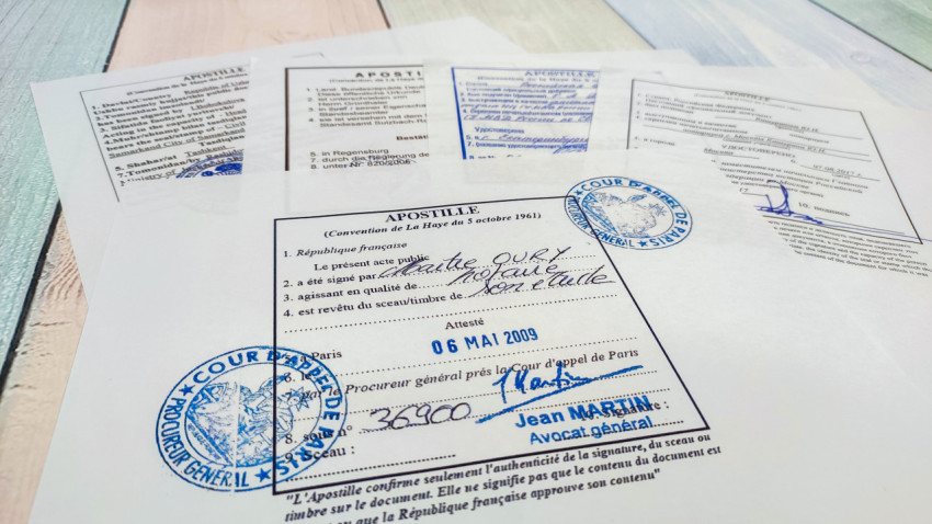 Французский апостиль крупным планом