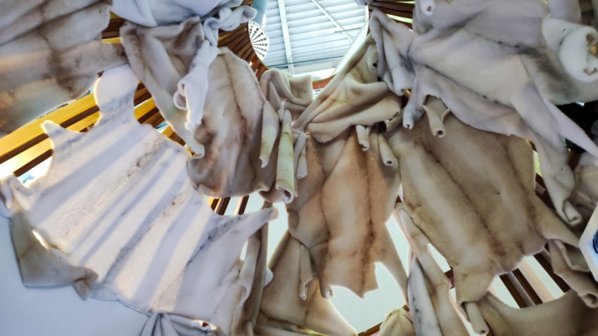 Потолочное оформление этнографической инсталляции