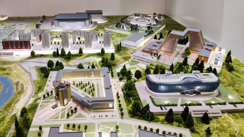 Модели зданий в Новосибирске