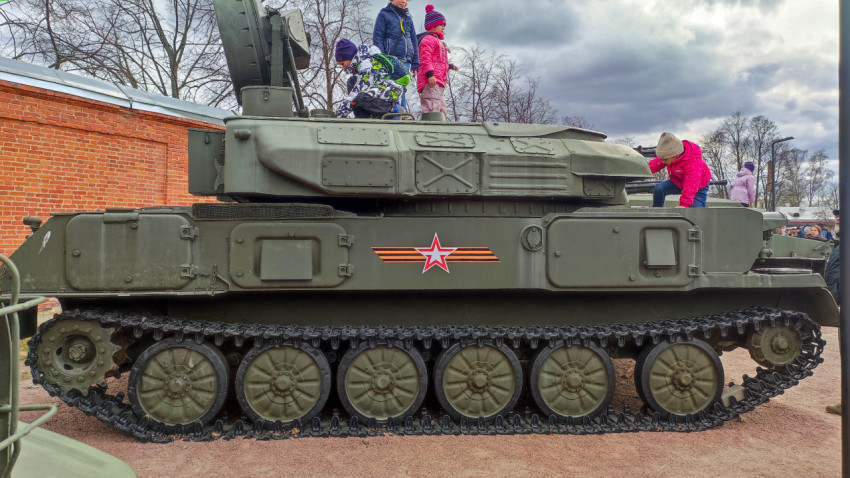 ЗСУ-23-4 «Шилка» на выставке в Кронштадте