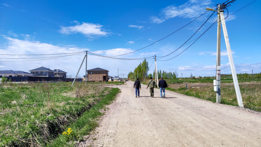 Прогулка по деревне в солнечный день