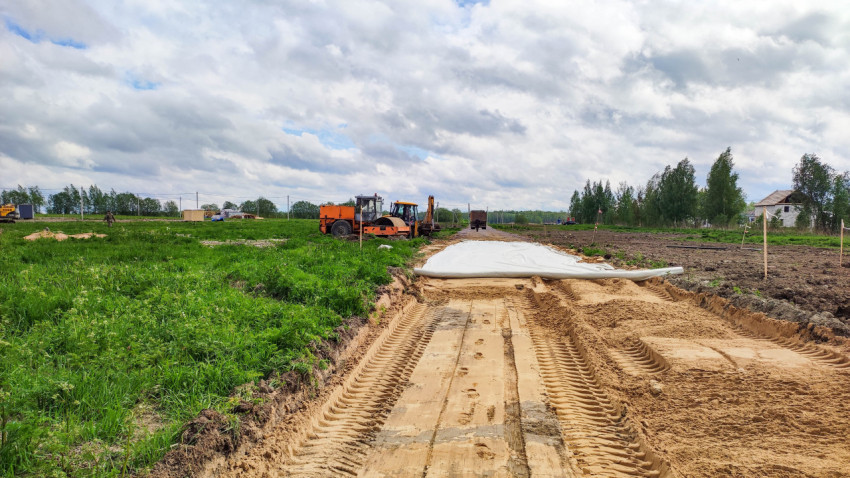 Строительство дороги на загородном участке
