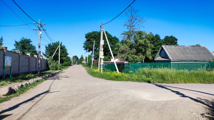 Перекресток в поселке