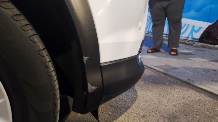 Потертости на крыле Nissan Qashqai