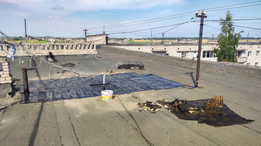 Ремонт кровли на крыше многоквартирного дома