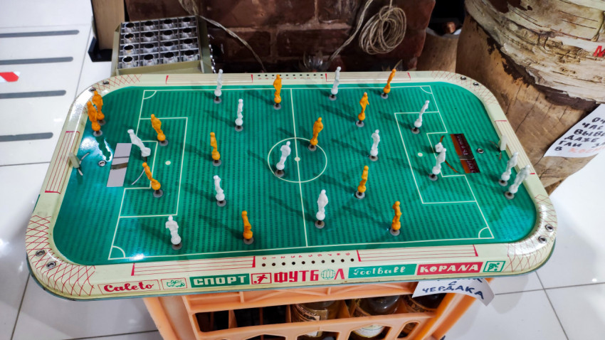 Настольная игра советский футбол с фигурками игроков