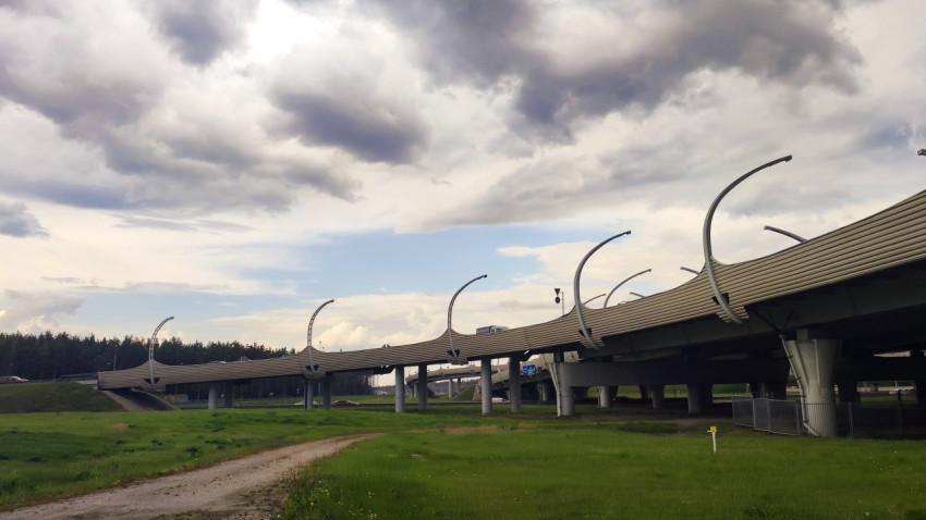 Мост Западного скоростного диаметра в Санкт-Петербурге