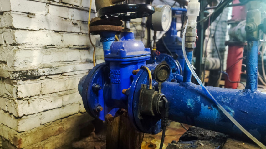 Задвижка DN100 PN16 на подпиточной линии