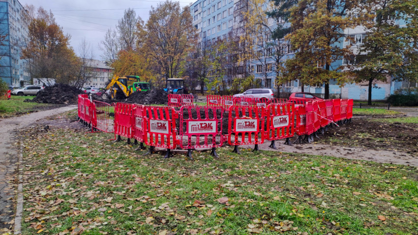 Работы по ремонту инженерных сетей на дворовой территории
