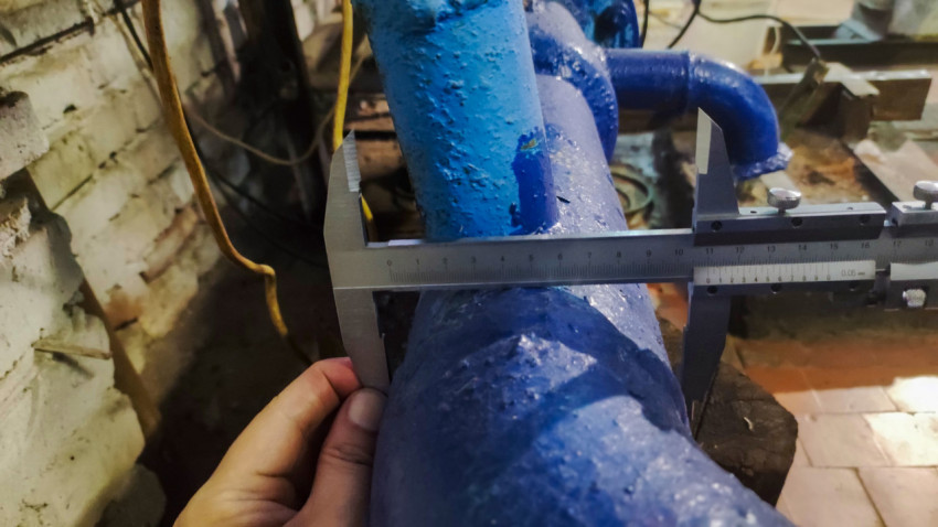 Контроль геометрии трубопровода в зоне врезки