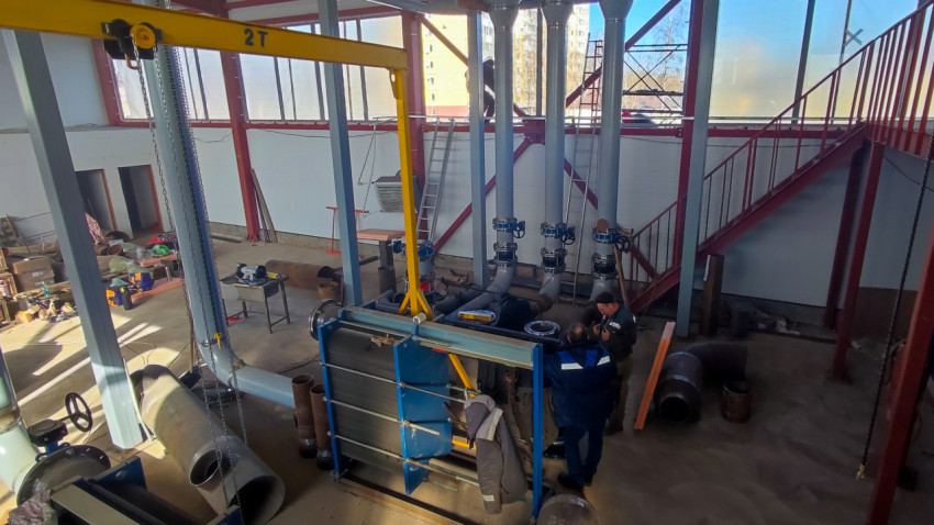 Монтаж теплообменного оборудования в котельной