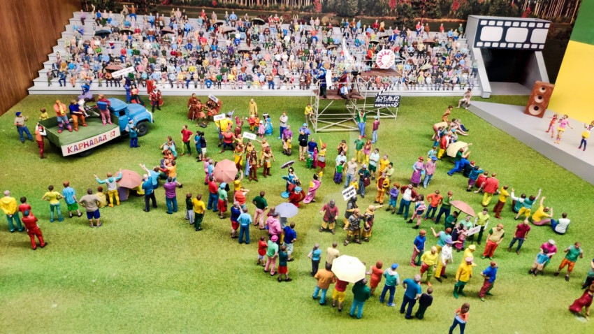 Макет «Карнавал-87» в экспозиции павильона «АТОМ»