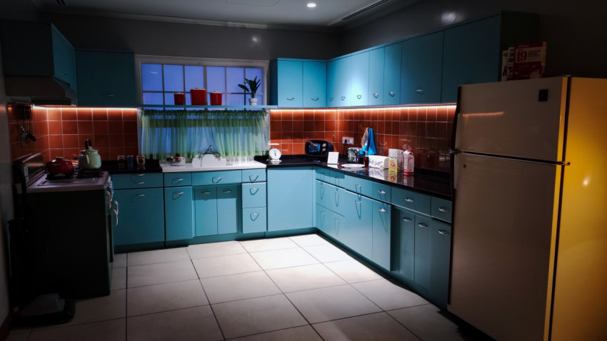 Ретро-кухня 1960-х годов в павильоне «АТОМ» на ВДНХ