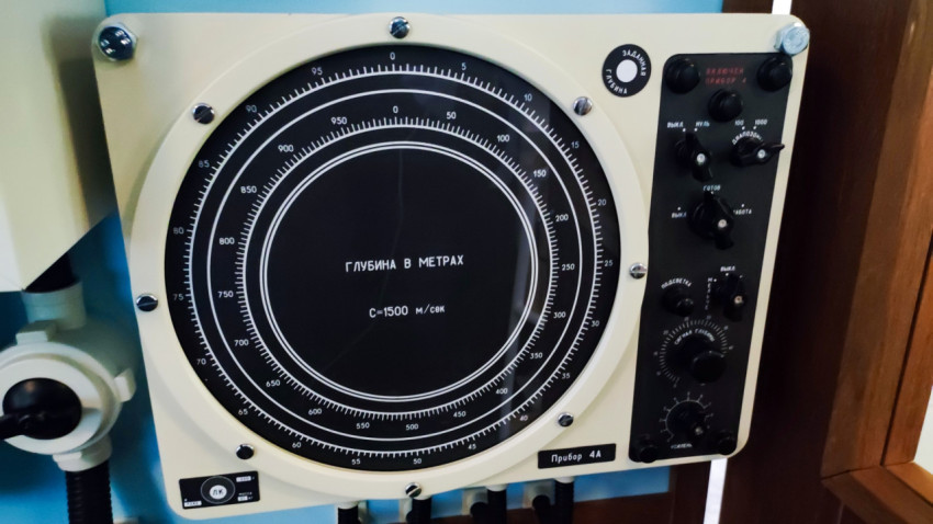 Судовой глубиномер «Прибор 4А» в экспозиции павильона «АТОМ»