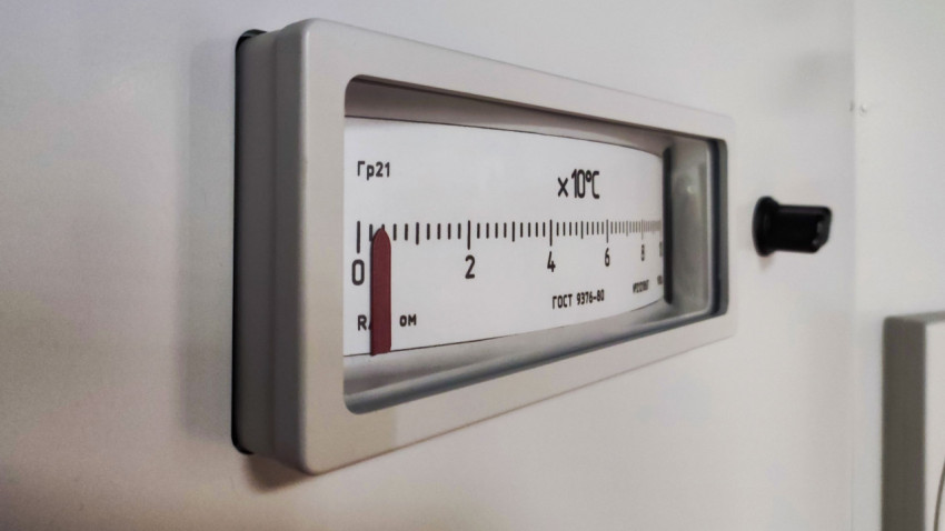 Линейный контролирующий прибор на стенде атомной промышленности в павильоне «АТОМ»