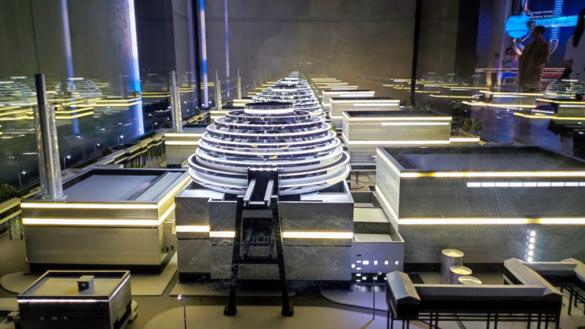 Центральный энергоблок макета перспективной атомной станции