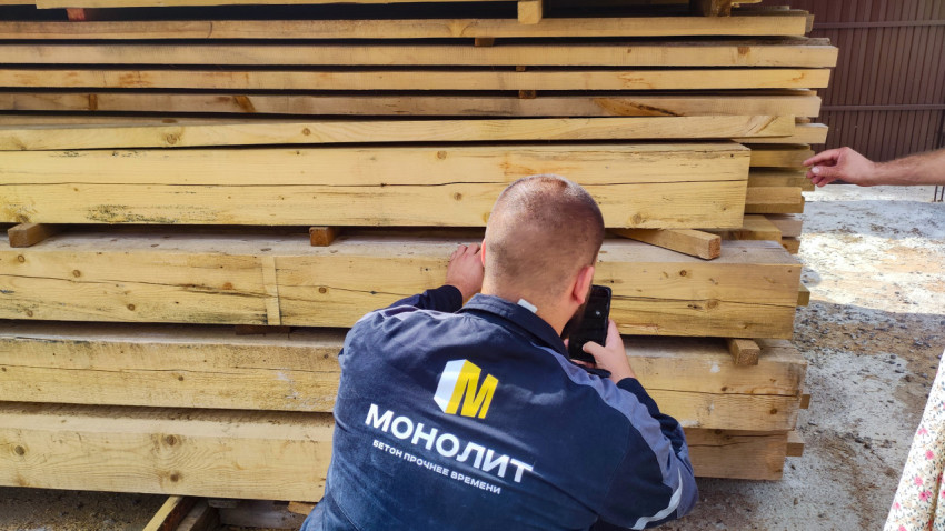 Фотографирование пиломатериалов для фиксации состояния и качества поставки