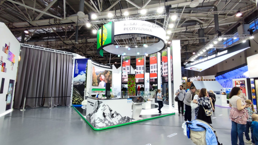 Стенд «Кабардино-Балкарская Республика» в павильоне №75 выставки-форума «Россия»