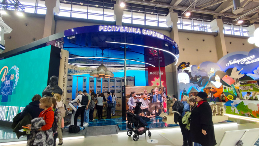 Стенд Республики Карелия на выставке Россия на ВДНХ