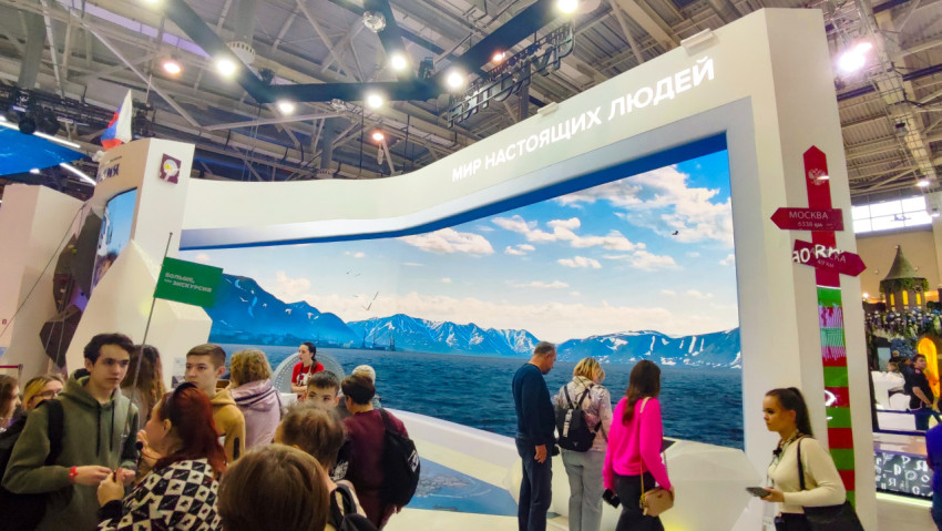 Стенд Чукотки на выставке «Россия» на ВДНХ