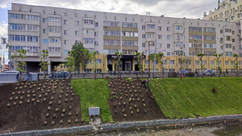 Здание на Лево-Булачной улице в Казани