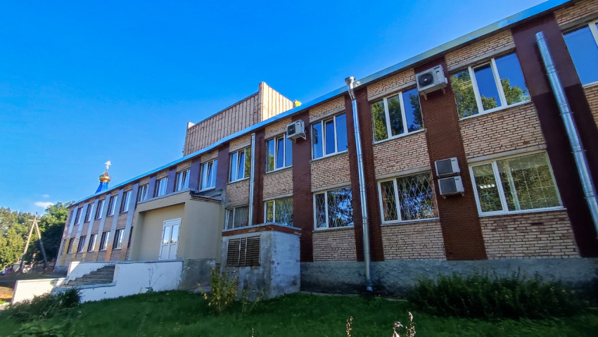 Фасад Лесколовского Дома культуры